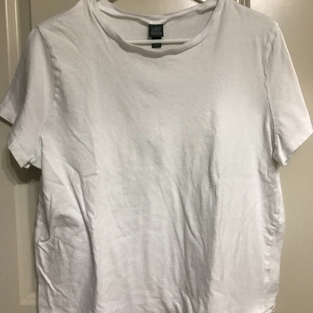 White Oversized Tee
